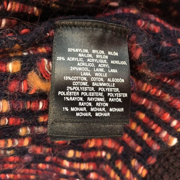 Anthropologie Moth Keavy Textured Open Front Cardigan Sweater Size L Mohair Wool - Picture 9 of 12